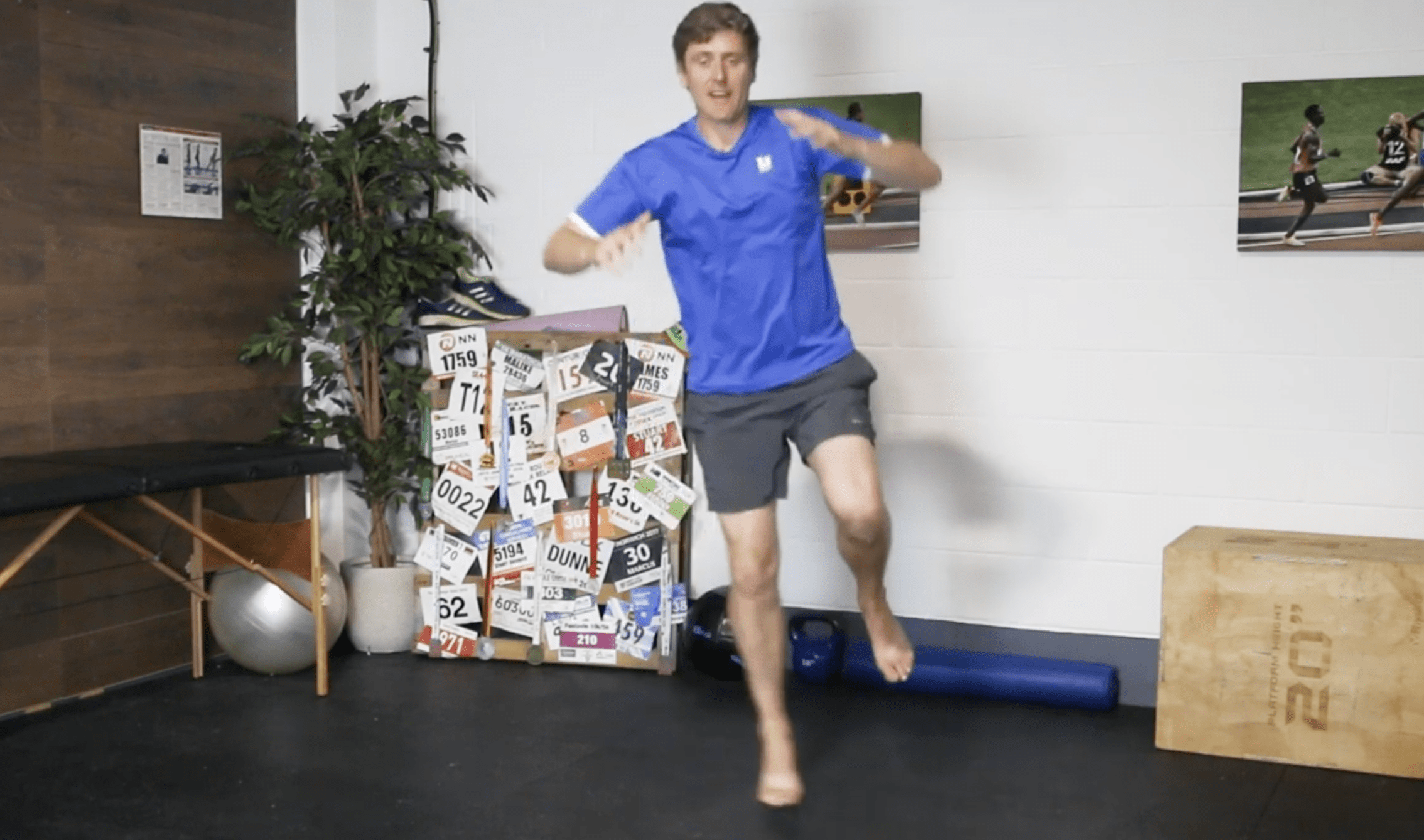 Lateral Hopping Drill for Ankle Stability