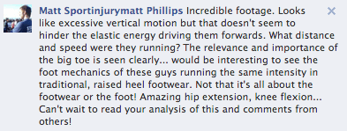 Matt Phillips Facebook Comment