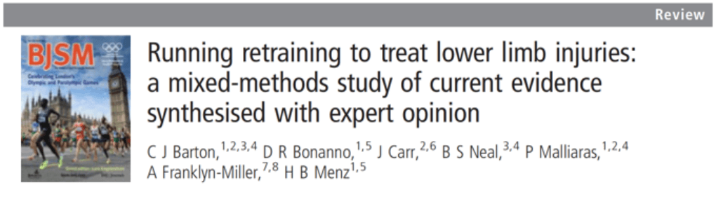 Running Technique Research: Listening to The Experts