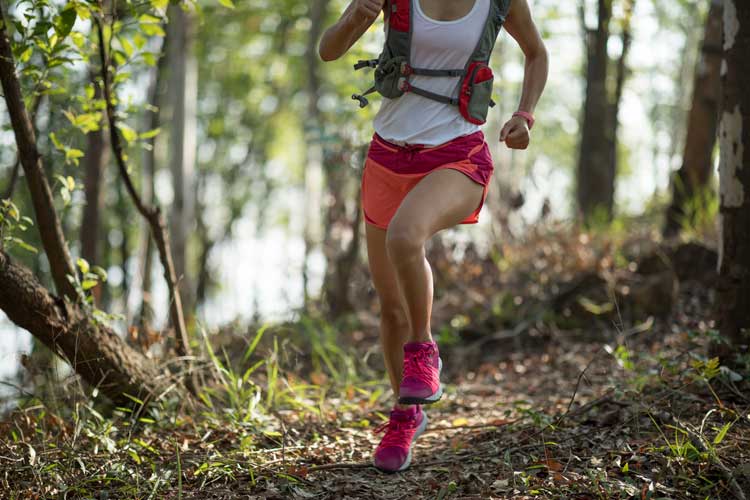 trail running to prevent knee pain